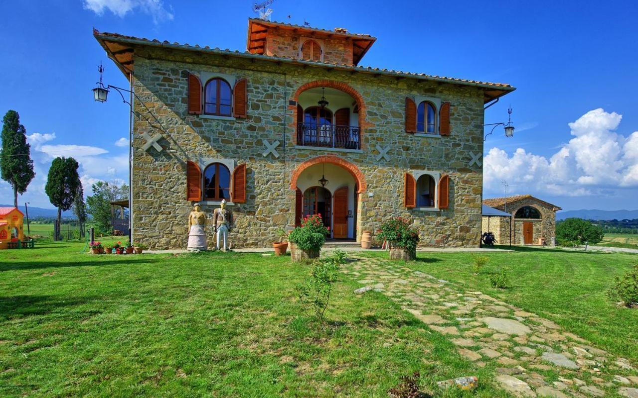 Villa Eleonora Lucignano Bagian luar foto